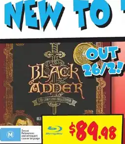 JB Hi-Fi Black Adder offer