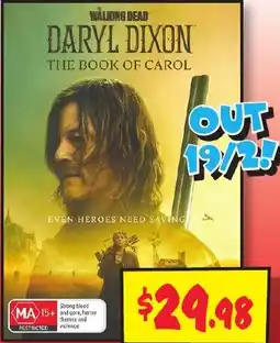 JB Hi-Fi Walking dead daryl dixon the book of carol offer