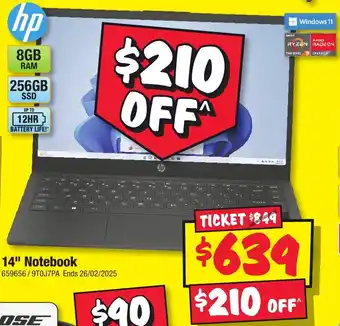 JB Hi-Fi 14" notebook offer