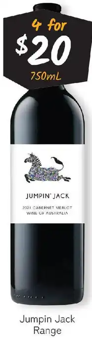 Cellarbrations Jumpin jack range offer