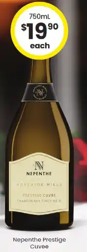 The Bottle O Nepenthe prestige cuvee offer