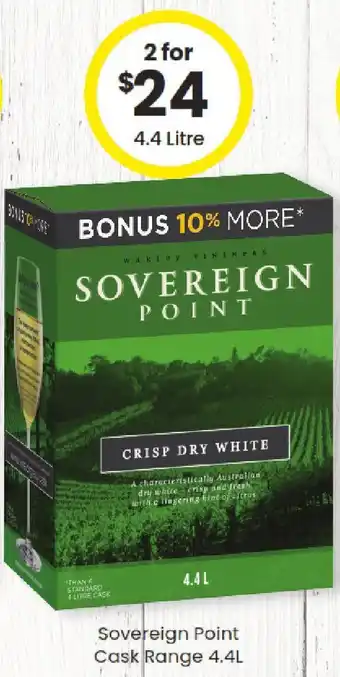 The Bottle O Sovereign point cask range offer