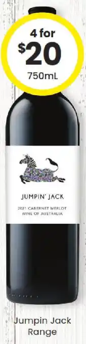 The Bottle O Jumpin jack range offer