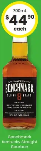 The Bottle O Benchmark kentucky straight bourbon offer