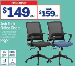 Officeworks Ash task office chair offer