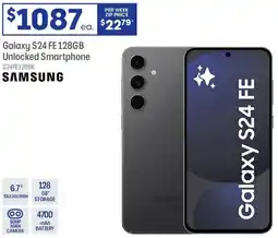 Officeworks Galaxy S24 FE 128GB Unlocked Smartphone offer