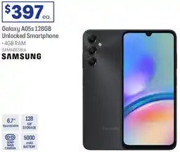 Officeworks Galaxy a05s 128gb unlocked smartphone offer