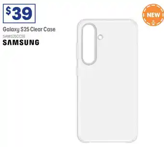 Officeworks Galaxy s25 clear case offer