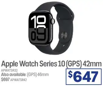 Officeworks Apple watch series 10 (gps) 42mm offer