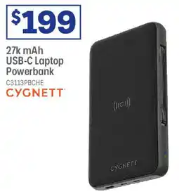 Officeworks 27k mah usb-c laptop powerbank offer