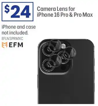 Officeworks Camera lens for iphone 16 pro & pro max offer