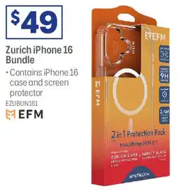 Officeworks Zurich iPhone 16 Bundle offer