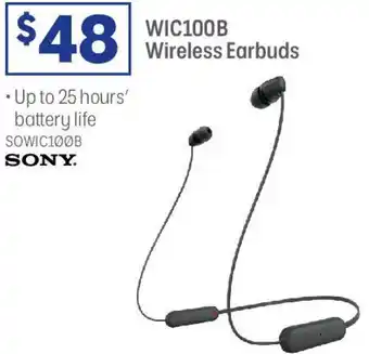 Officeworks WIC100B Wireless Earbuds offer