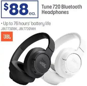 Officeworks Tune 720 bluetooth ea. headphones offer