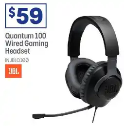 Officeworks Quantum 100 Wired Gaming Headset offer