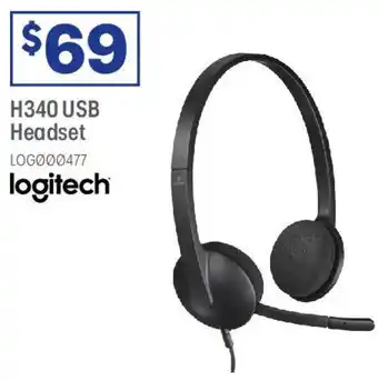 Officeworks H340 USB Headset offer