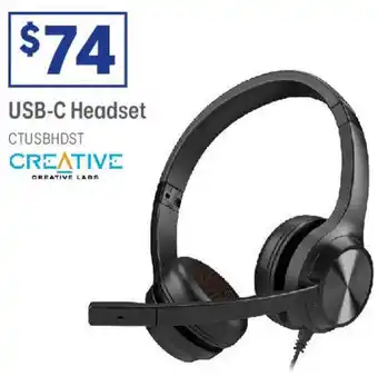 Officeworks USB-C Headset offer