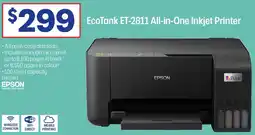 Officeworks EcoTank ET-2811 All-in-One Inkjet Printer offer