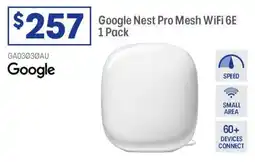 Officeworks Google Nest Pro Mesh WiFi 6E offer