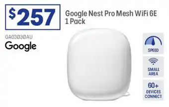 Officeworks Google Nest Pro Mesh WiFi 6E offer