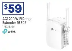 Officeworks AC1200 WiFi Range Extender RE305 offer