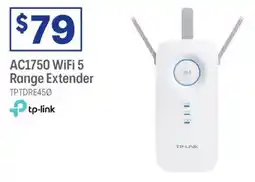 Officeworks AC1750 WiFi 5 Range Extender offer