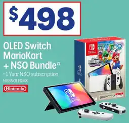 Officeworks OLED Switch MarioKart + NSO Bundle offer