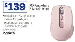 Officeworks MX Anywhere S Mouse Rose offer