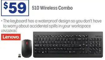 Officeworks 510 Wireless Combo offer