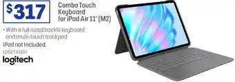 Officeworks Combo Touch  Keyboard for iPad Air 11" (M2) offer