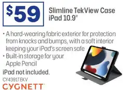 Officeworks Slimline TekView Case iPad 10.9 offer