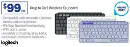 Officeworks Keys to Go 2 Wireless Keyboard offer