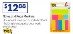 Officeworks Notes and Page Markers offer