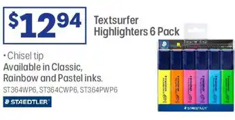 Officeworks Textsurfer  Highlighters offer