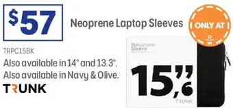 Officeworks Neoprene Laptop Sleeves offer