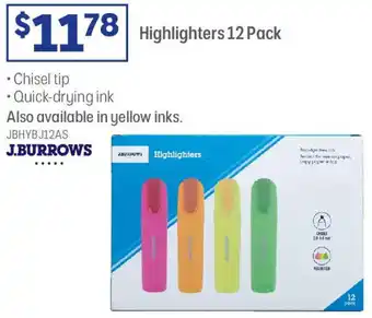 Officeworks Highlighters offer