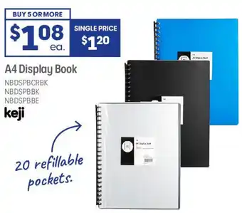 Officeworks A4 Display Book offer