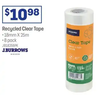 Officeworks Recycled Clear Tape offer