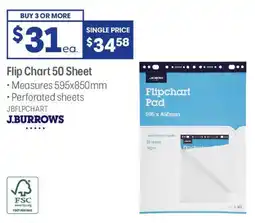 Officeworks Flip Chart 50 Sheet offer