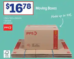 Officeworks Moving Boxes offer