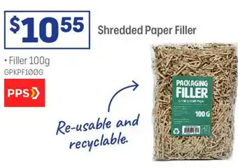 Officeworks Shredded Paper Filler offer