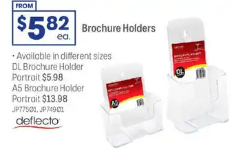 Officeworks Brochure Holders offer