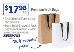 Officeworks Premium Kraft Bags offer