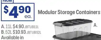 Officeworks Modular Storage Containers offer