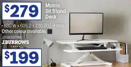 Officeworks Matrix Sit Stand Desk offer