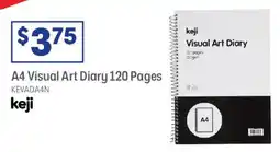 Officeworks A4 Visual Art Diary offer