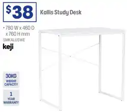 Officeworks Kallis Study Desk offer