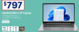 Officeworks IdeaPad Slim 114" Laptop offer