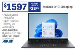 Officeworks ZenBook 14" OLED Laptop offer