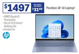 Officeworks Pavilion 16" Al Laptop offer